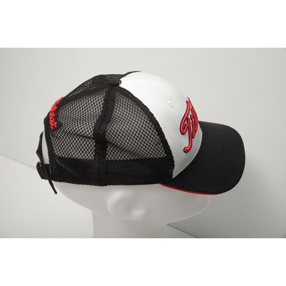 Titleist Hat Cap Adult Black Strap Back Adjustable Mesh Back Embroidered Mens - Picture 4 of 6